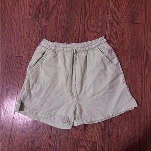 Hanes Women's Athletic Shorts in Light Green